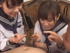 Fabulous Japanese girl Meisa Hanai, Nana Aoyama, Nao Mizuki in Exotic Group Sex, POV JAV clip